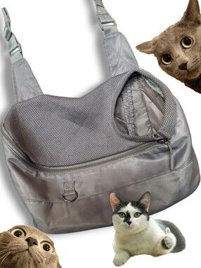 Pet Carrier Small Cat or Dog Durable Comfortable & Safe Cross Body Shoulder Bag